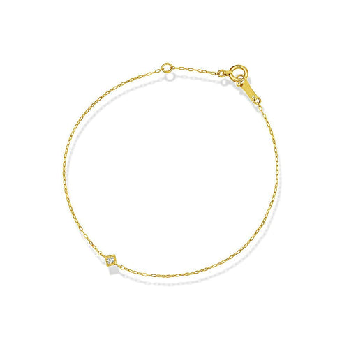 Bracelet~ブレスレット~ K18イエローゴールド ダイヤモンド ブレスレット EB-45